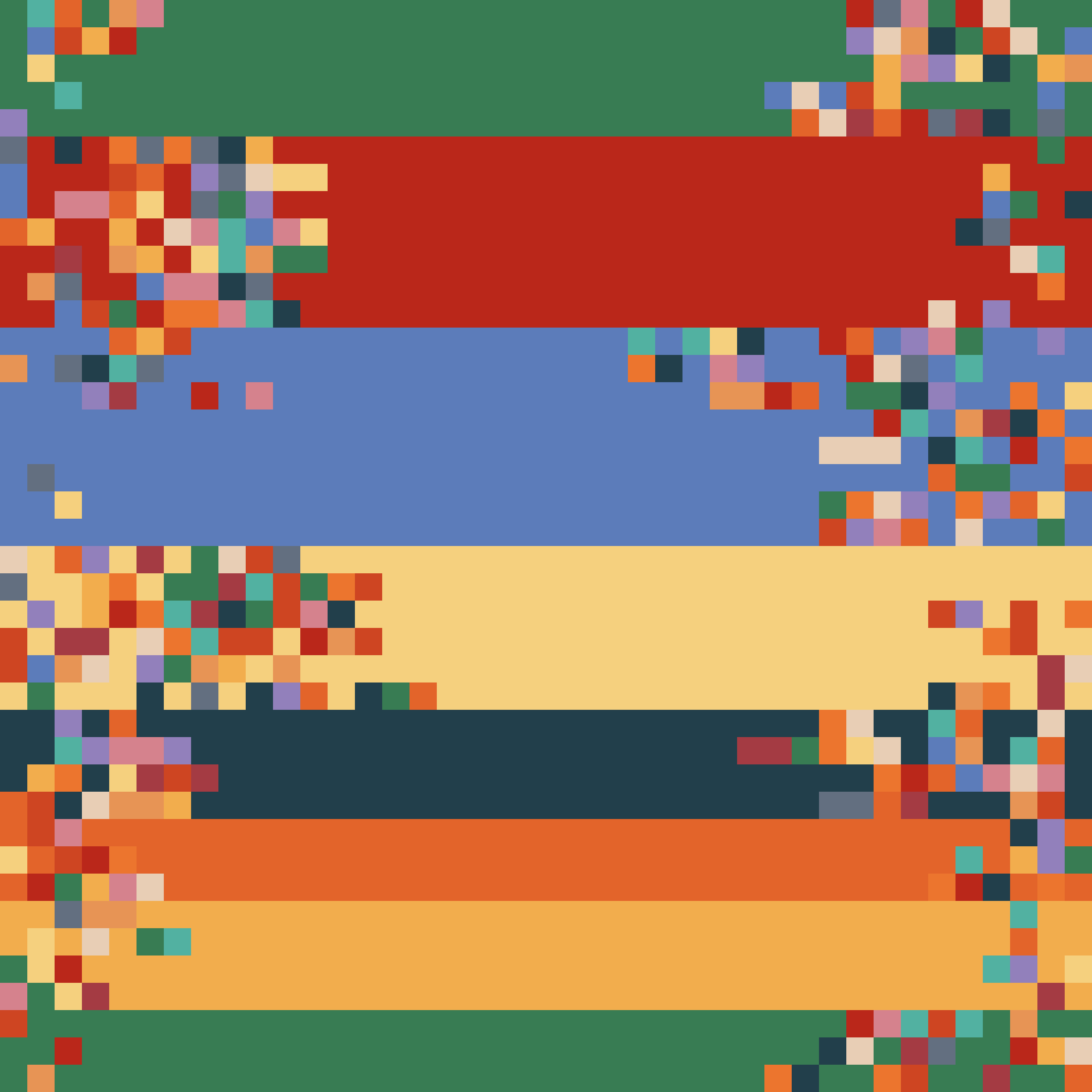 Abstract pixel-art bands selected for the Burn 0.22.0 release.