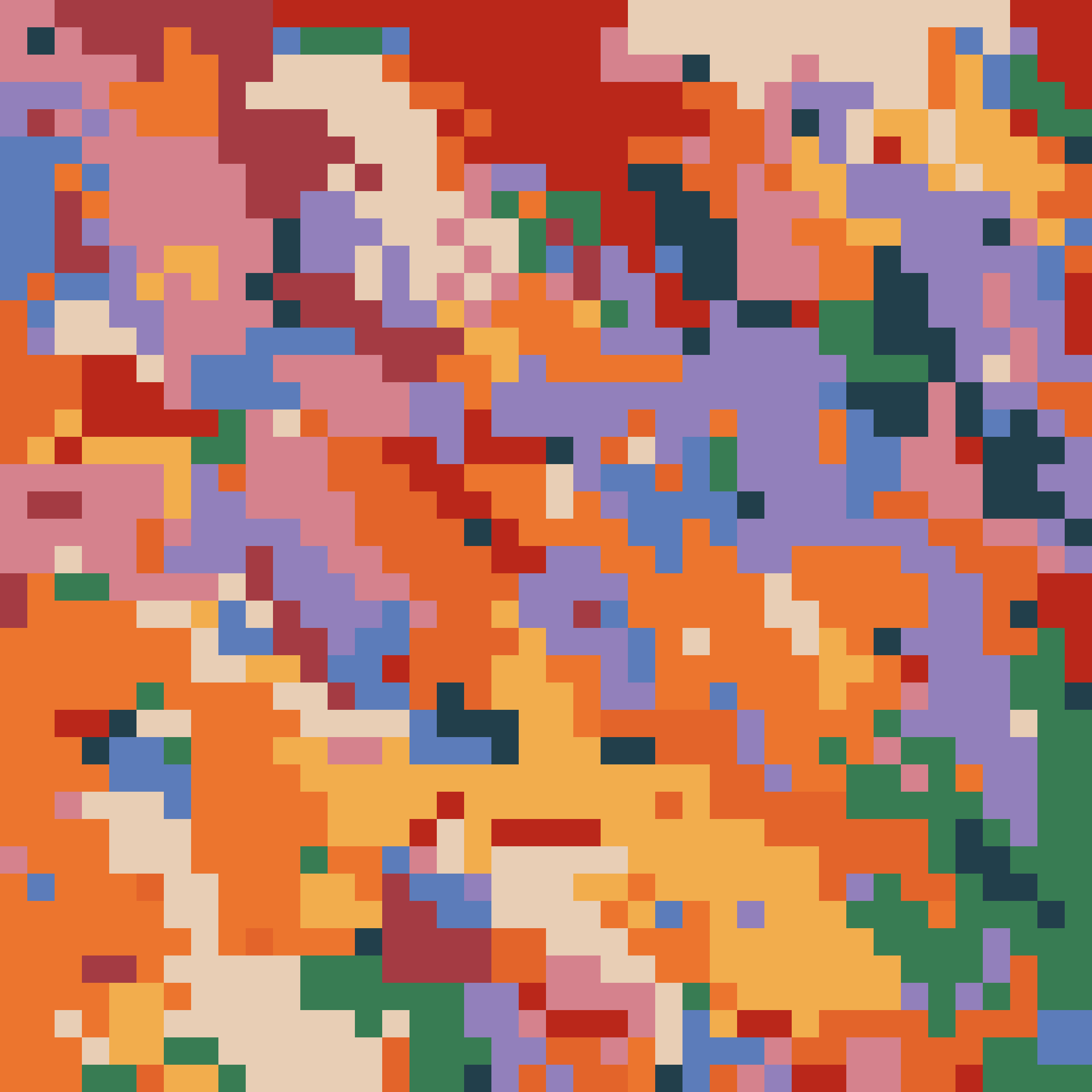 Abstract pixel-art cascade selected for the post on autotuning GPU kernels.