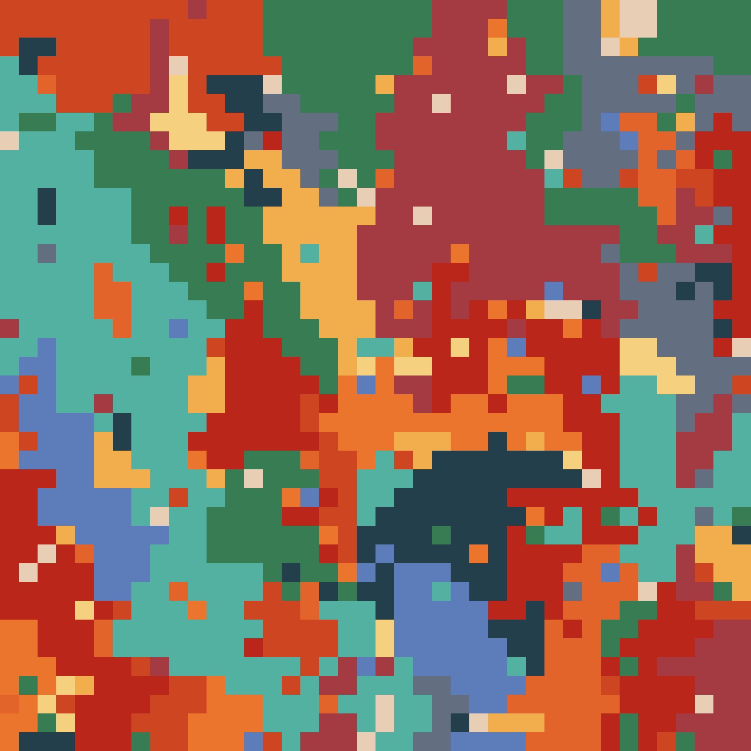 Abstract pixel-art fault selected for the Burn 0.14.0 release.