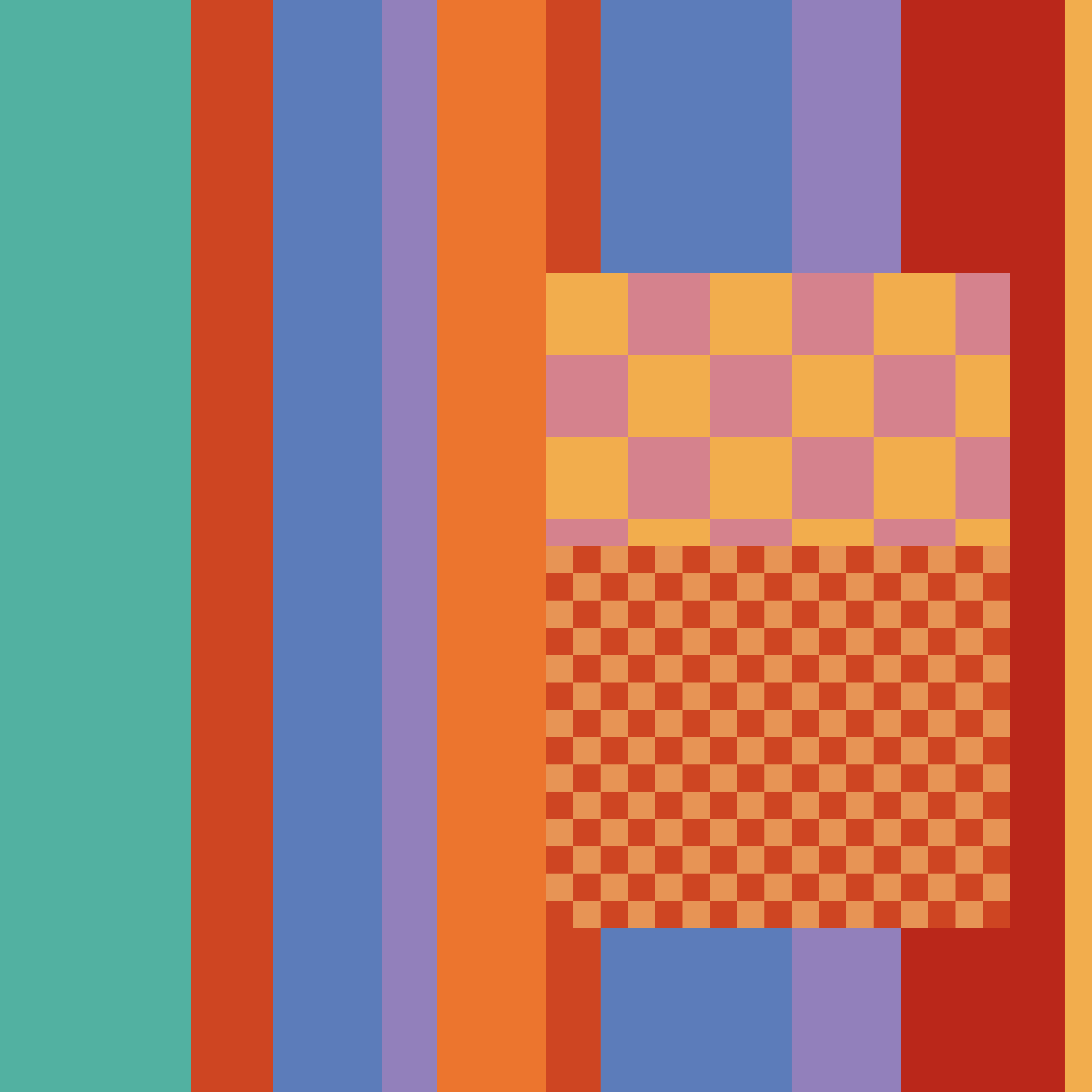 Abstract pixel-art fracture selected for the introduction to Becoming the Fastest.