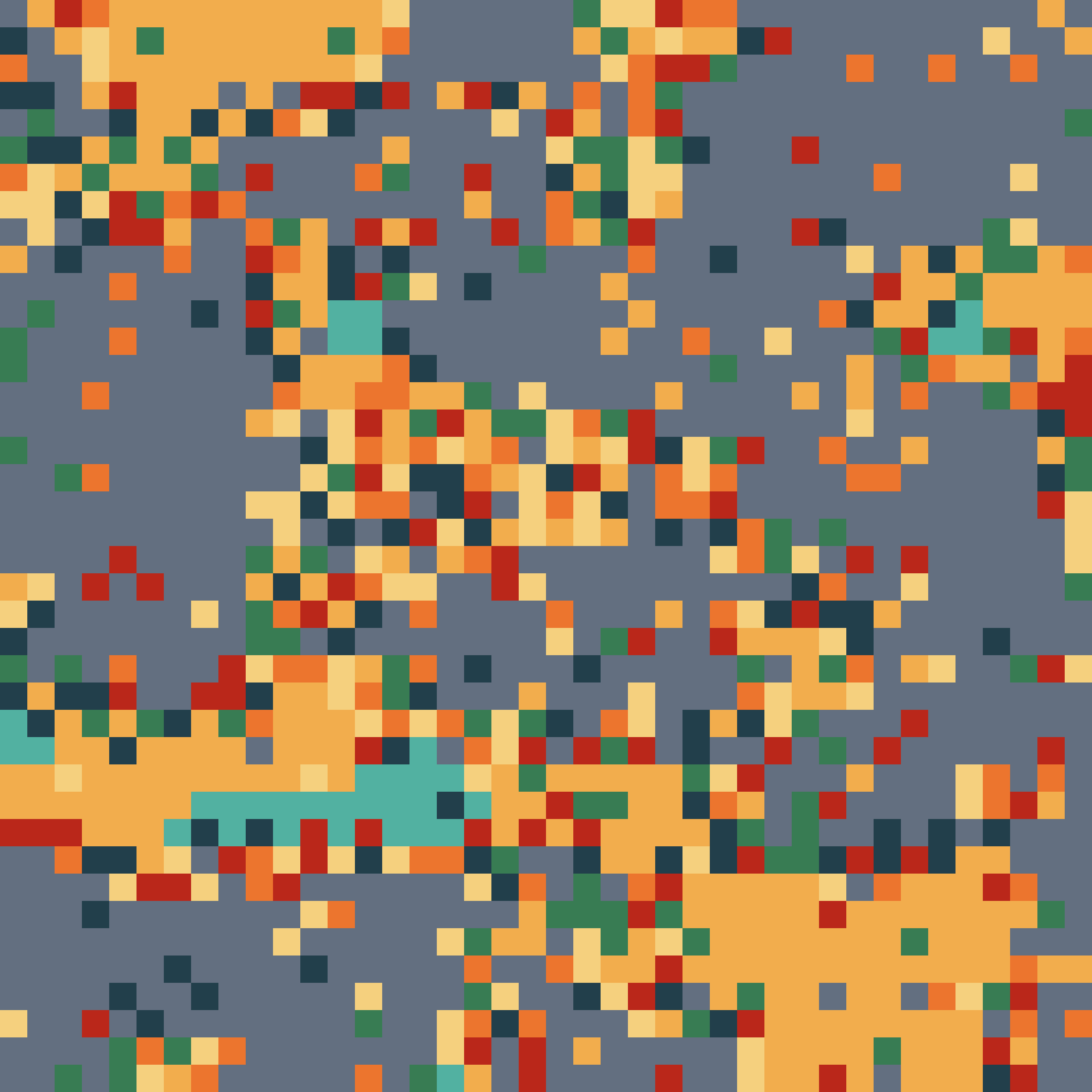 Abstract pixel-art reaction selected for the Burn 0.15.0 release.