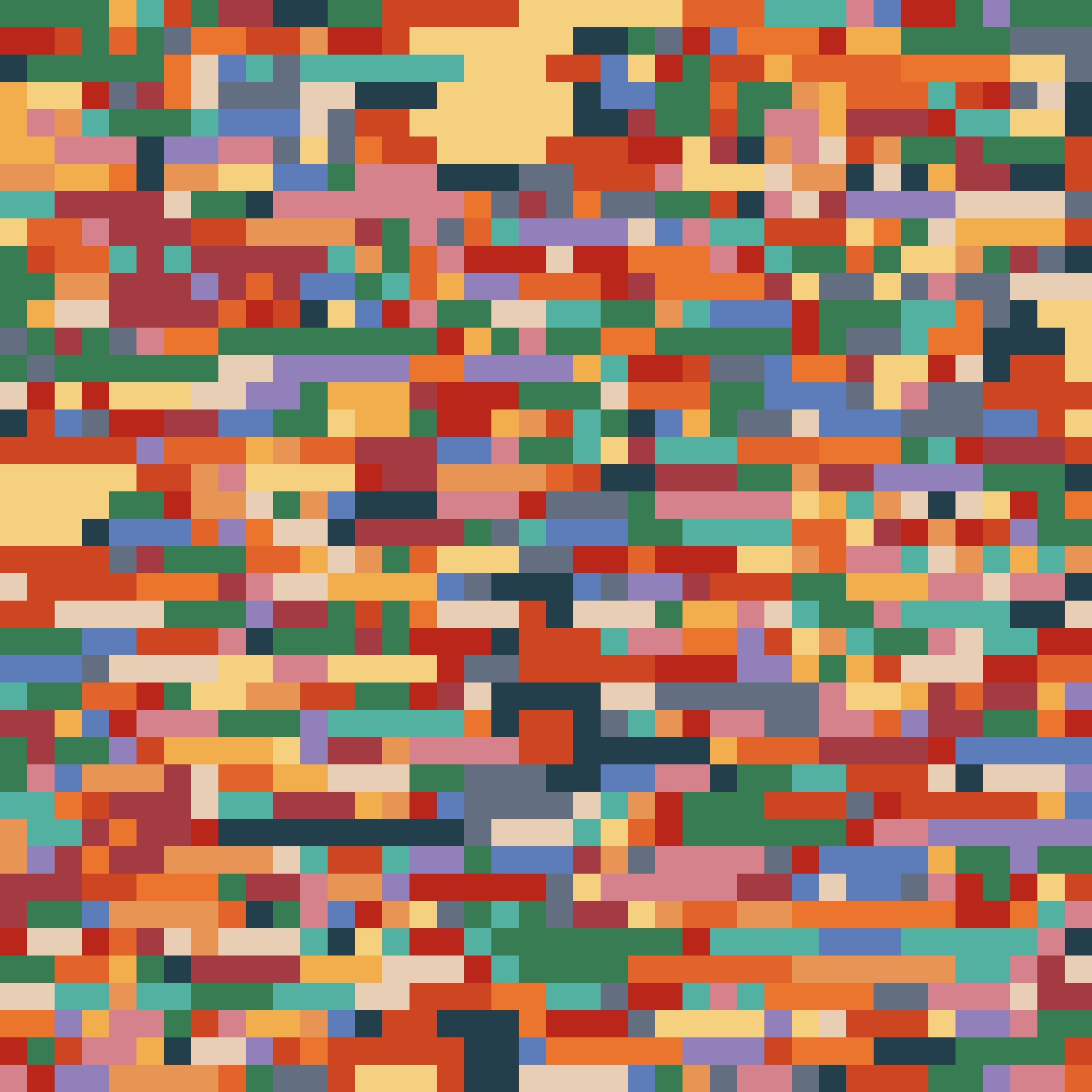 Abstract pixel-art reaction selected for the Burn-LM announcement.
